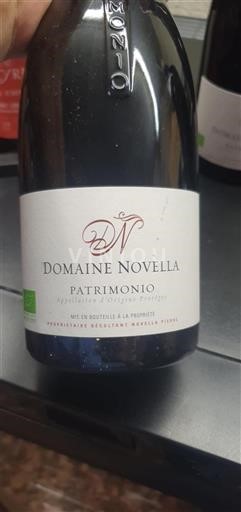 Vin Rouge sec Domaine Novella Non millésimé France Corse Patrimonio