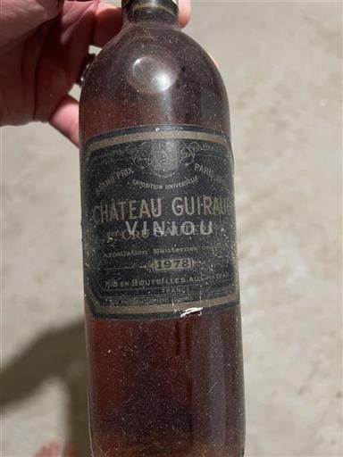Bordeaux Sauternes Premier Cru Guiraud 1978