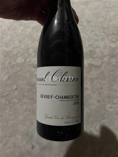 Burgundy Gevrey-Chambertin Manuel Olivier 2018