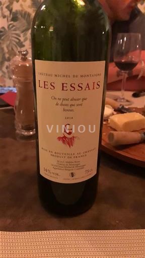 Sydvestfrankrig Bergerac Château Michel de Montaigne Les Essais 2018