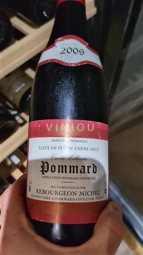 Burgundi Pommard Grand Cru Rebourgeon Michel William 2009