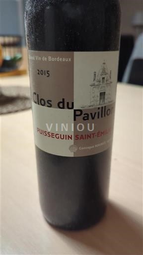 Bordeaux Puisseguin-Saint-Émilion Clos du Pavillon 2015