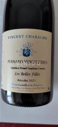 Borgogna Pernand-Vergelesses Vincent Charache Les Belles Filles 2023