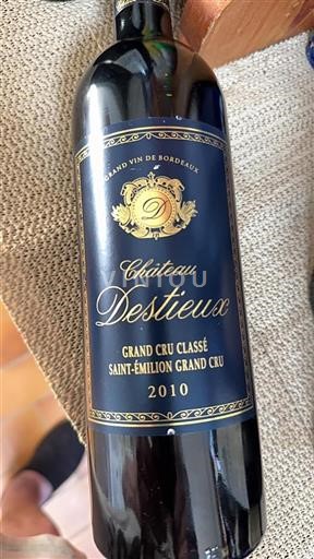 Burdeos Saint-Émilion Grand Cru Destieux 2010