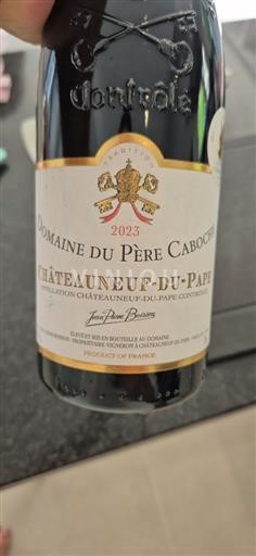 Údolí Rhôny Châteauneuf-du-Pape Domaine Père Caboche 2023