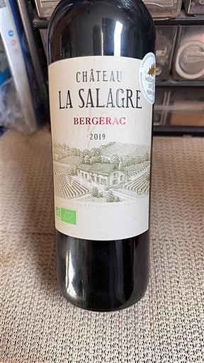 Vin Rouge sec Château La Salagre 2019 France Sud-Ouest Bergerac