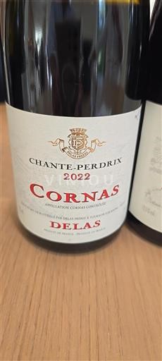 Vin Rouge sec Chante-Perdrix Delas Frères 2022 France Vallée du Rhône Cornas
