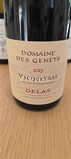 Valle del Ródano Vacqueyras Domaine Des Genêts 2023