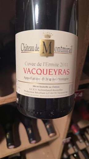 Valle del Rodano Vacqueyras Château Montmirail de l'Ermite 2011