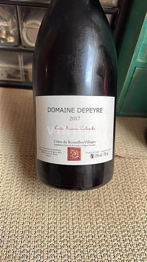 Roussillon Côtes du Roussillon Villages Domaine Depeyre Sainte-Colombe 2017