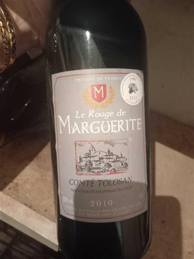 Sud-Ouest Comté tolosan Le Rouge de Marguerite 2010