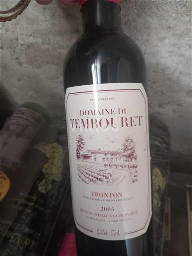 Südwestfrankreich Fronton Domaine Tembouret 2005
