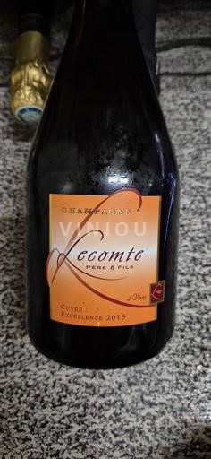 Champaña Champán Lecomte Père & Fils Excellence 2015