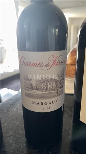 Bordeaux Margaux Château Kirwan Charmes de Kirwan 2021