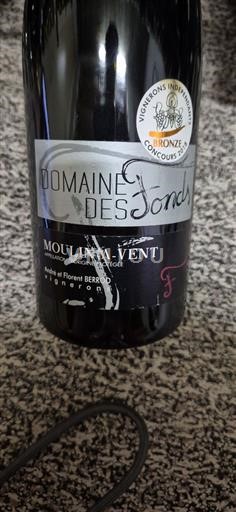 Beaujolais Moulin-à-Vent Domaine Des Fonds Non-Vintage