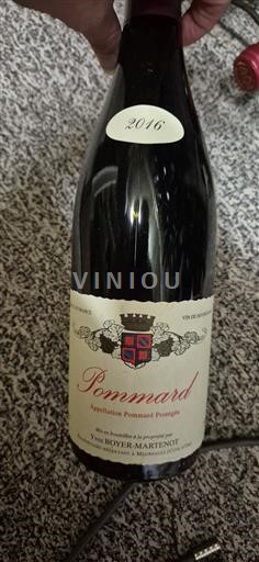 Borgoña Pommard Yves Boyer-Martenot 2016