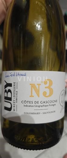 Jugozahod Côtes de Gascogne Domaine UBY N°3 2024