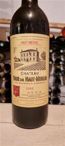 Bordeaux Haut-Médoc Cru Bourgeois Supérieur Château Tour du Haut-Moulin 2003