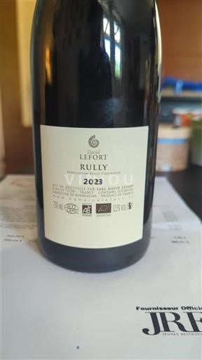 Bourgogne Rully David Lefort 2023