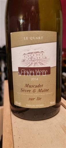 Valle della Loira Muscadet Sèvre et Maine Clos les Montys Le Quart 2014