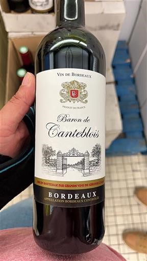Bordeaux Baron de Canteblois 2018