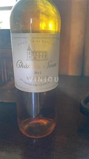 Bordeaux Sauternes Grand Cru Suau 2012