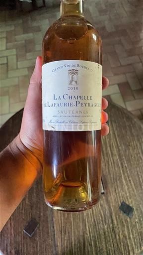Bordeaux Sauternes Château Lafaurie-Peyraguey La Chapelle 2010
