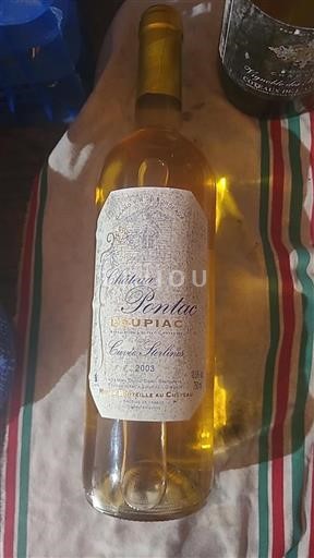 Burdeos Loupiac Château Pontac Sterlines 2003