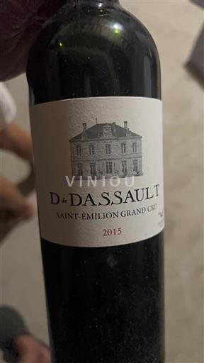 Bordeaux Saint-Émilion Grand Cru D de Dassault 2015