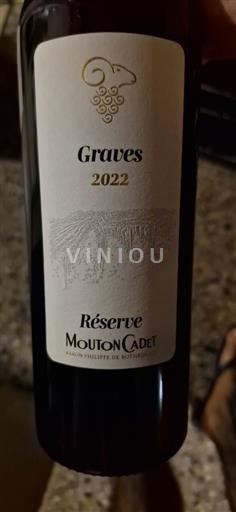 Bordeaux Graves Mouton Cadet Réserve 2022