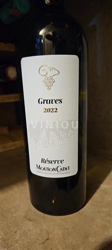 Bordeaux Graves Mouton Cadet Réserve 2022