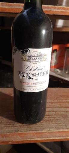 Bordeaux Puisseguin-saint-émilion Château Teyssier 2006