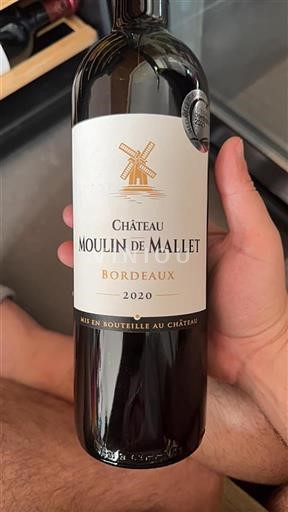 Bordeaux Château Moulin de Mallet 2020