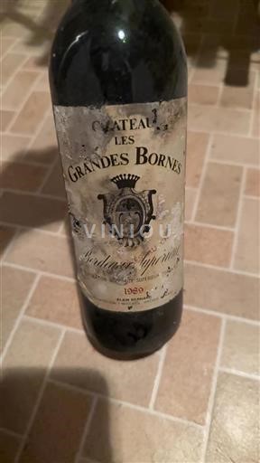 Bordeaux Bordeaux superiore Château Les Grandes Bornes 1989