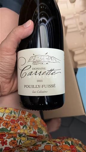 Burgundi Pouilly-fuissé Domaine Carrette Les Calcaires 2023