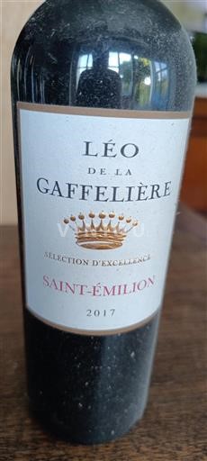 Bordéus Saint-Émilion Léo de la Gaffelière Sélection d'Excellence 2017