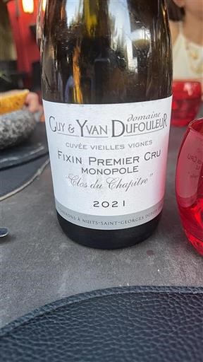 Bourgondië Fixin Premier Cru Domaine Guy & Yvan Dufouleur Vieilles Vignes 2021