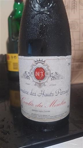 Vallée de la Loire Anjou Domaine Des Hauts Perrays Coulée du Moulin 2002