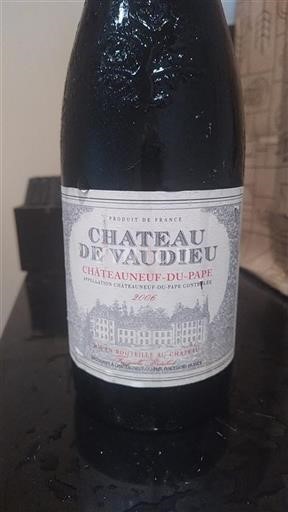 Údolí Rhôny Châteauneuf-du-Pape Château Vaudieu 2006