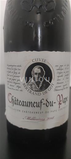 Vallée du Rhône Châteauneuf-du-pape Bertrand de Got 2018