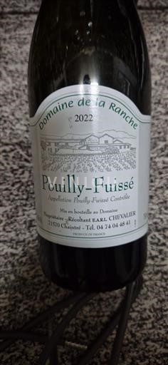 Borgogna Pouilly-fuissé Domaine La Ranche 2022