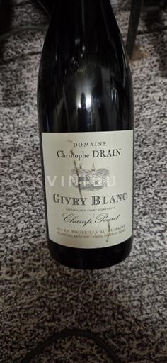 Burgund Givry Domaine Christophe Drain Champ Perrot Ohne Jahrgang