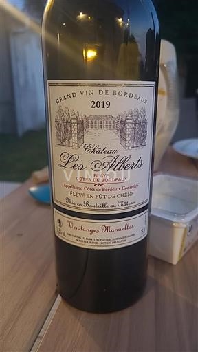 Bordeaux Blaye-Côtes-de-Bordeaux Château Les Alberts 2019