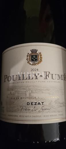 Loire Valley Pouilly-Fumé Dezat 2024