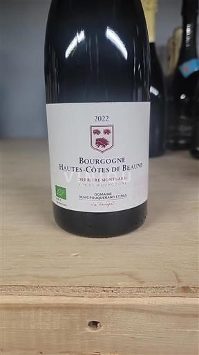 Bourgogne Hautes Côtes de Beaune Domaine Denis Fouquerand et Fils Derrière Montbard 2022