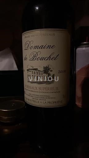 Bordeaux Bordeaux Supérieur Domaine Bouchet 2019
