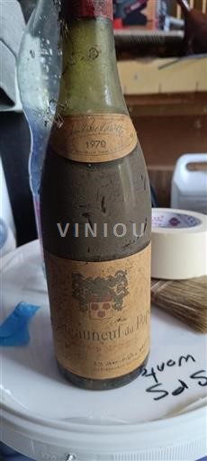 Vallée du Rhône Châteauneuf-du-pape Jean-Pierre Brotte 1970