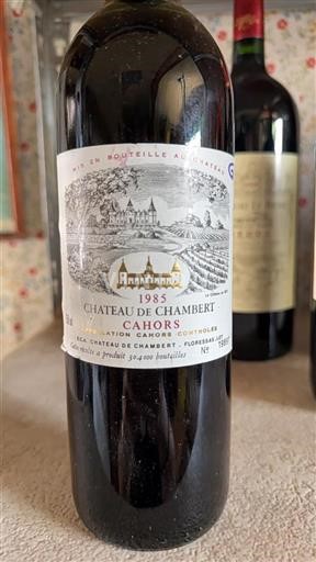 Zuidwest-Frankrijk Cahors Château Chambert 1985