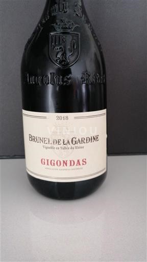 Údolí Rhôny Gigondas Brunel de la Gardine 2018