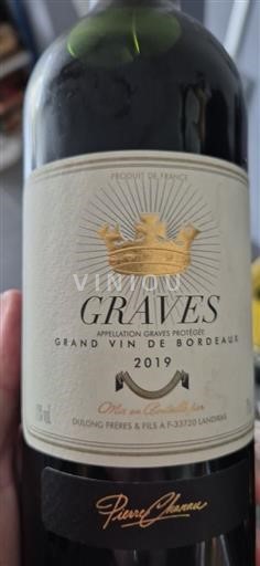 Bordeaux Graves Pierre Chanau 2019